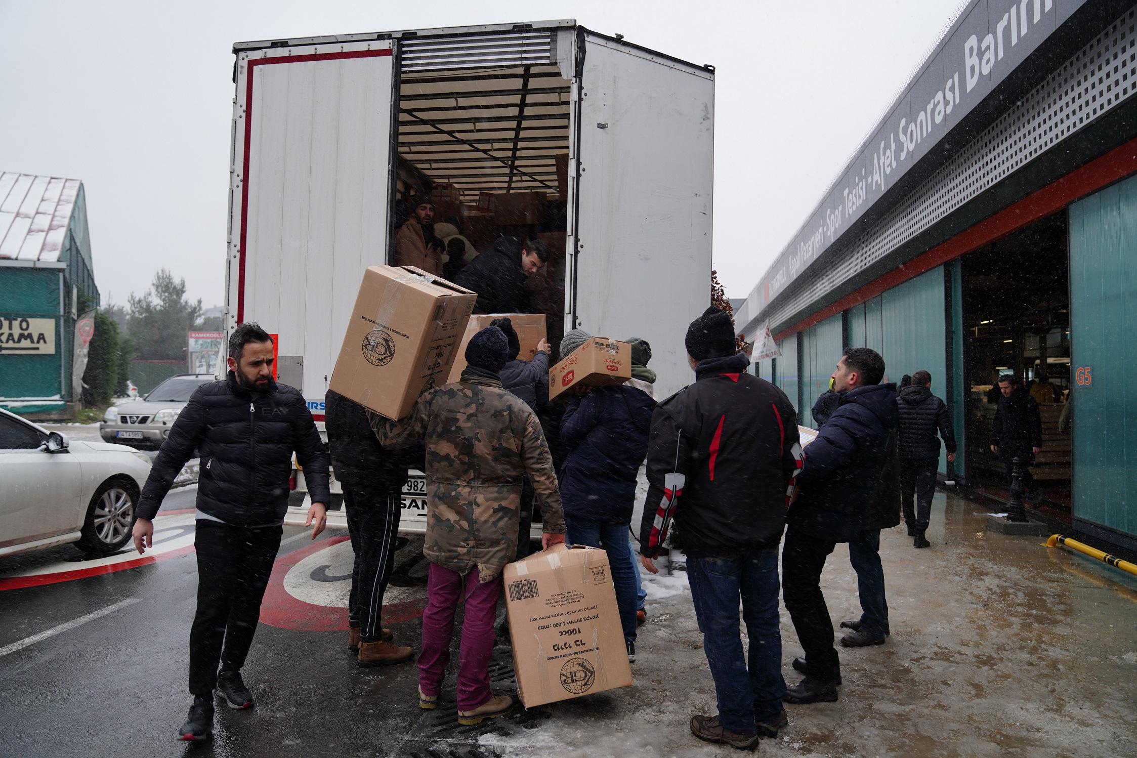 Beylikdüzü Belediyesi Pazar İstanbul Afet Sonrası Lojistik Destek Merkezi