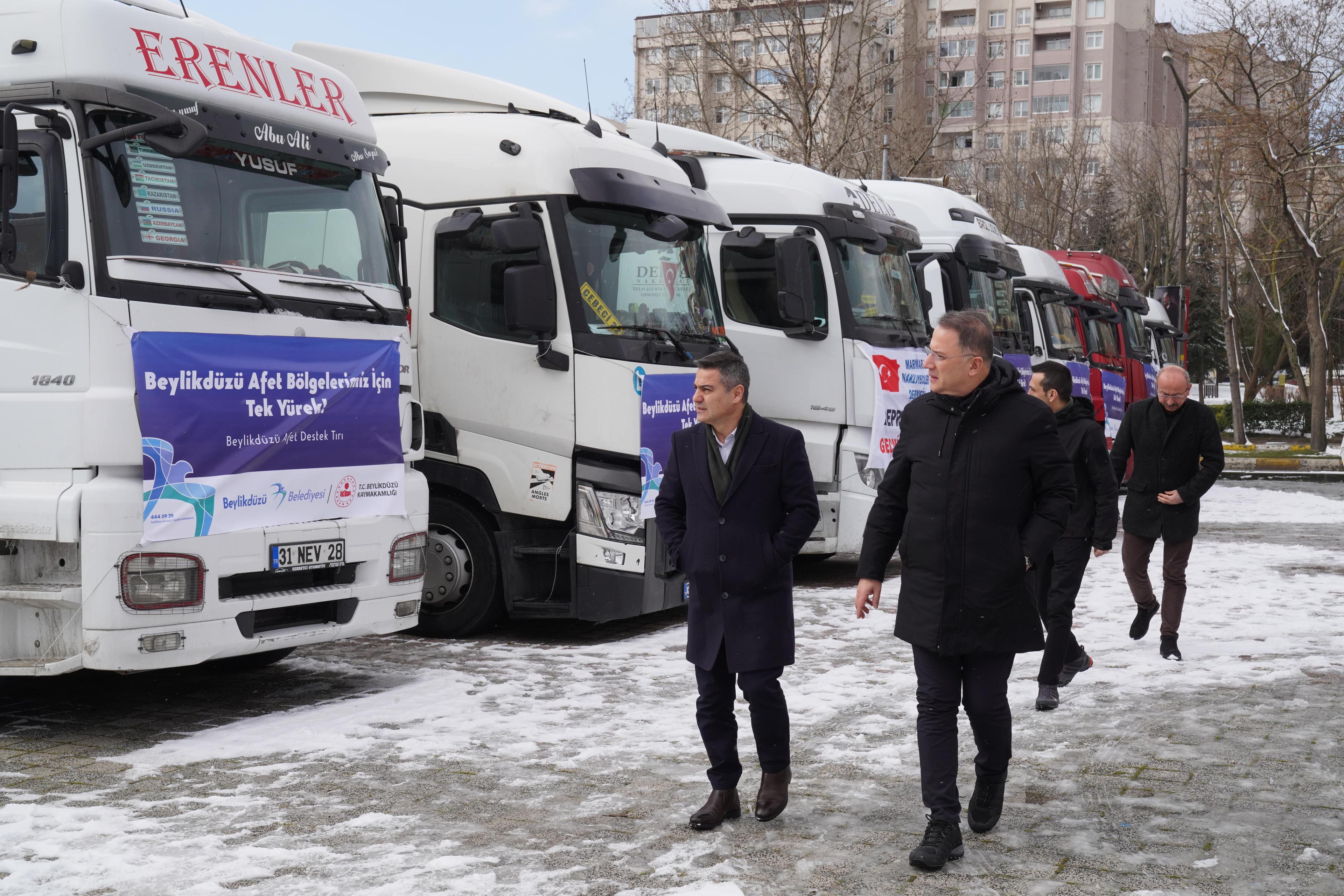 Beylikdüzü Belediyesi'nin afet koordinasyon ekibiyle toplantısı